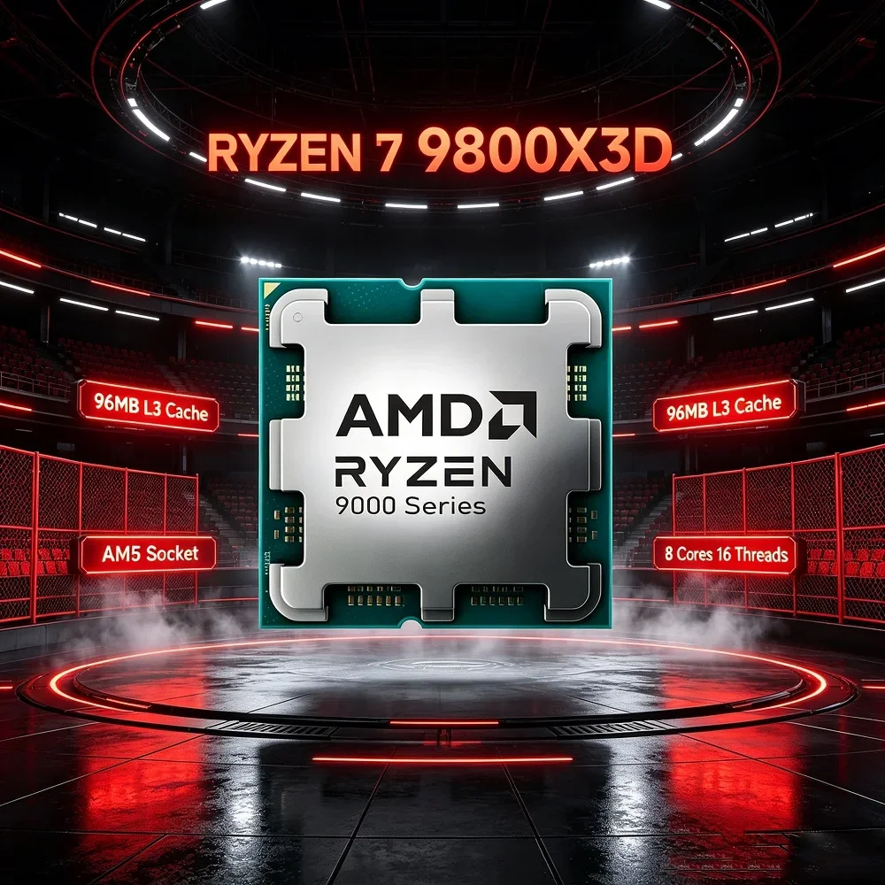 Amd Cpu Ryzen 7 - معالج Ryzen 7 9800X3D من AMD،