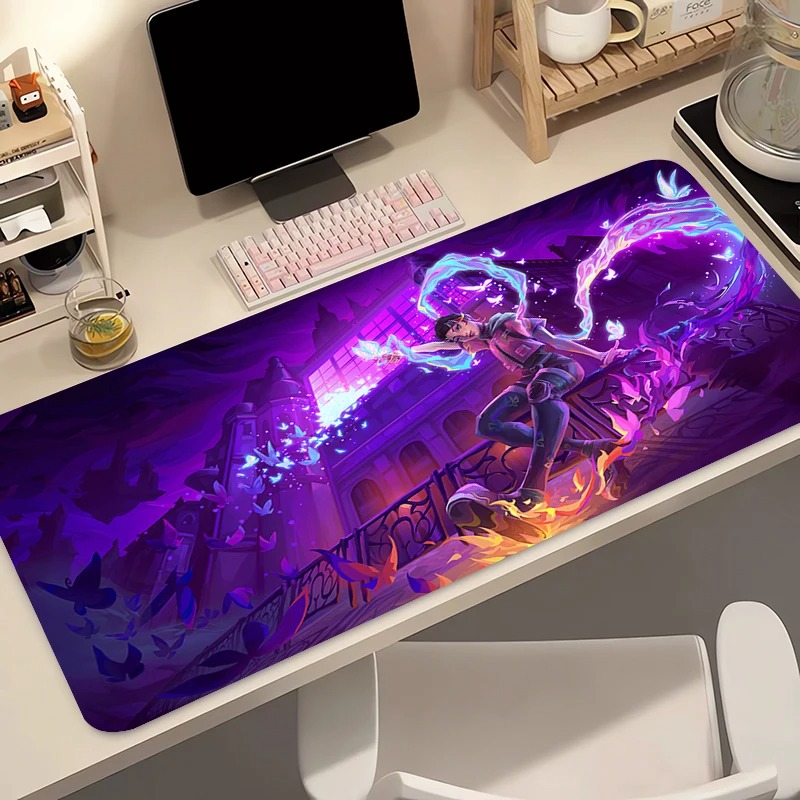Gaming Accessories For Valorant - لوحة ماوس للألعاب بتصميم أنمي للكمبيوتر،