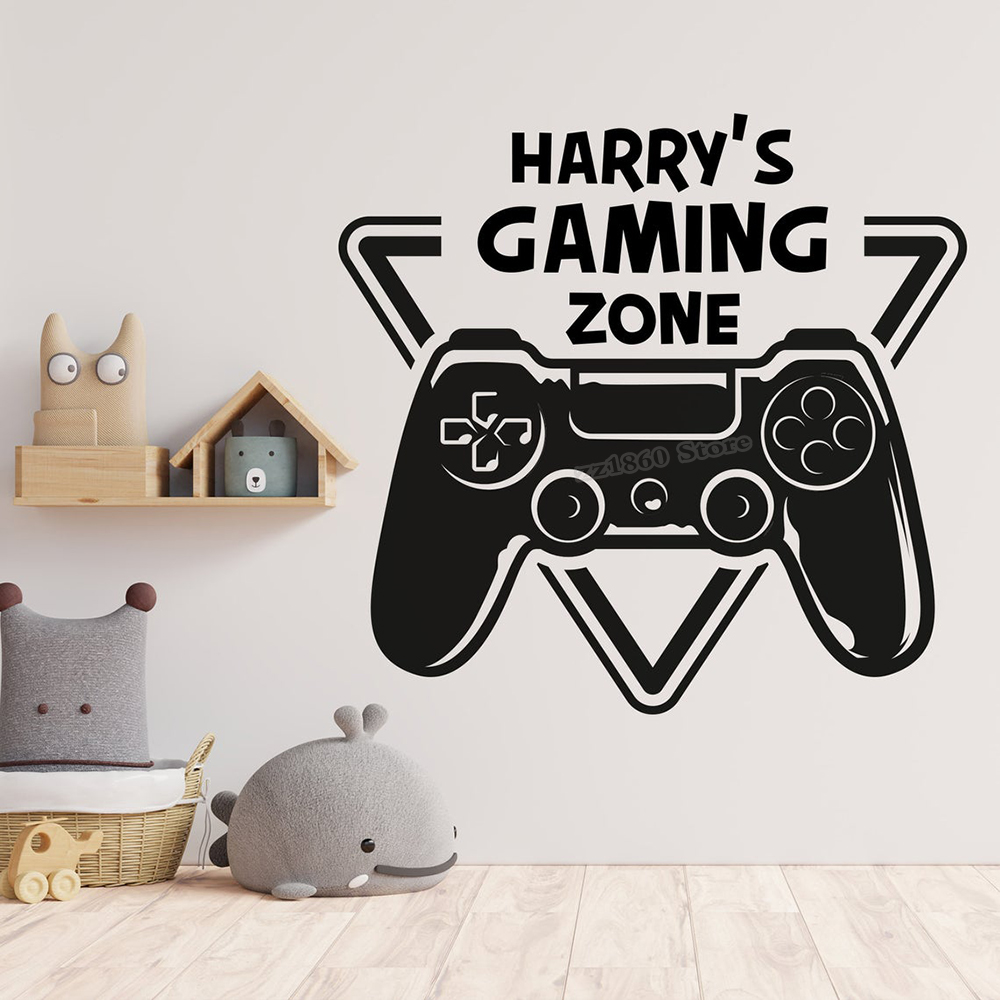 Gaming Accessories Wallpaper - اسم مخصص منطقة الألعاب الجدار ملصق