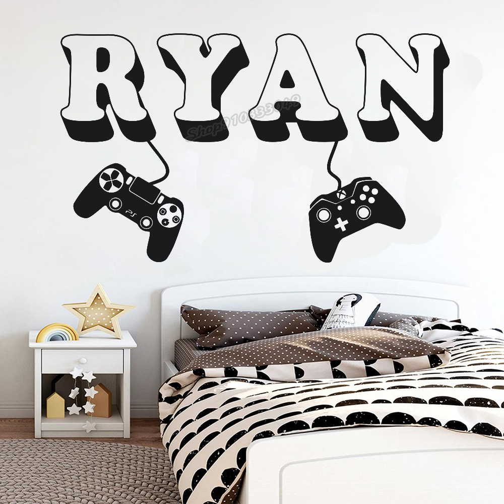 Gaming Accessories Wallpaper - ألعاب الجدار ملصق مخصص اسم تحكم