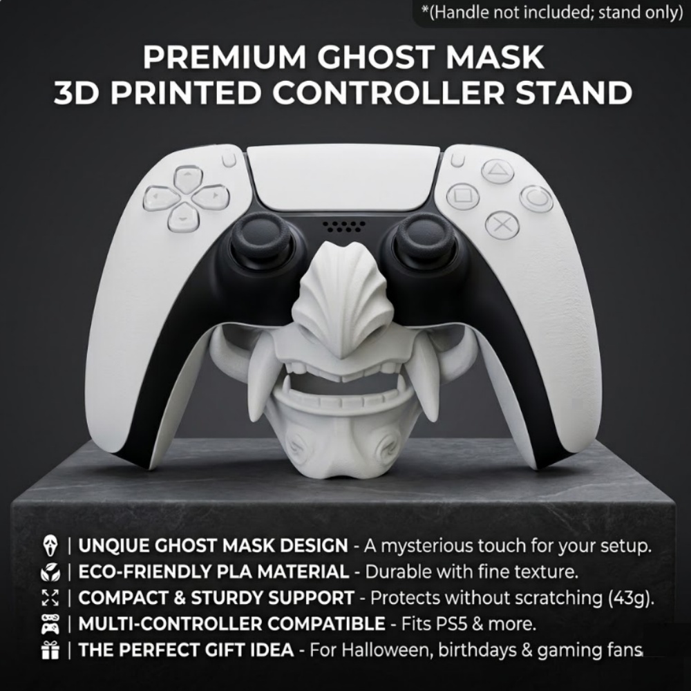 حامل تحكم لجهاز PS5 على شكل قن - مراجعة Gaming Accessories Bedroom وسعره