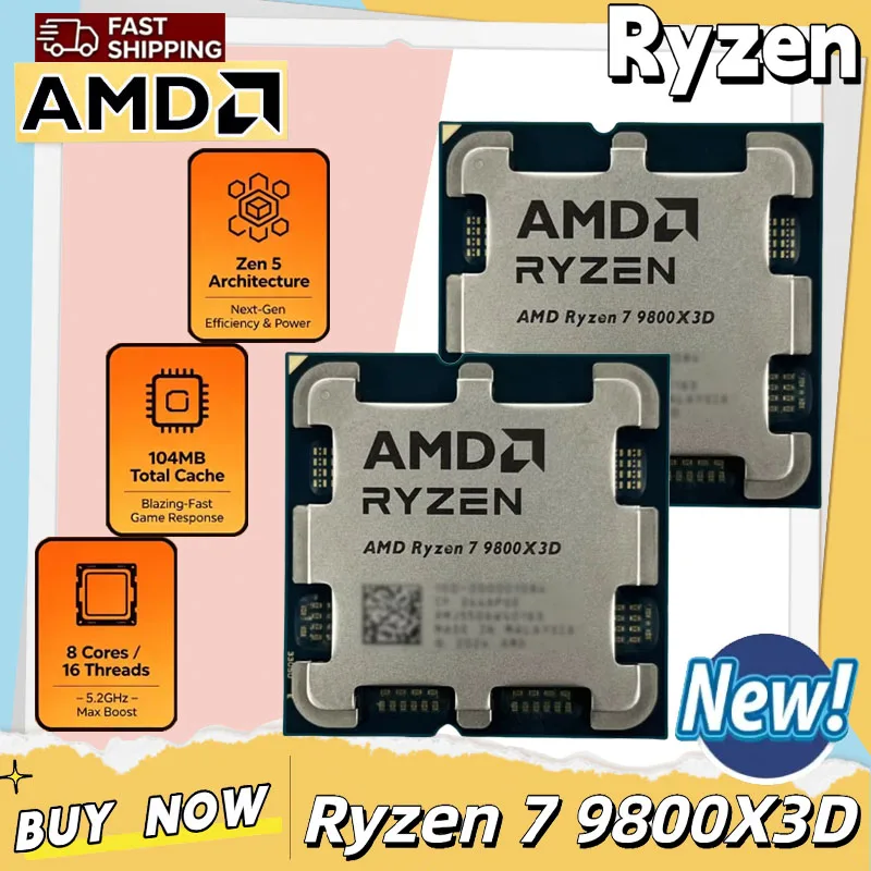 معالج الألعاب AMD Ryzen 7 9800 - مراجعة Amd Cpu Ryzen 7 وسعره