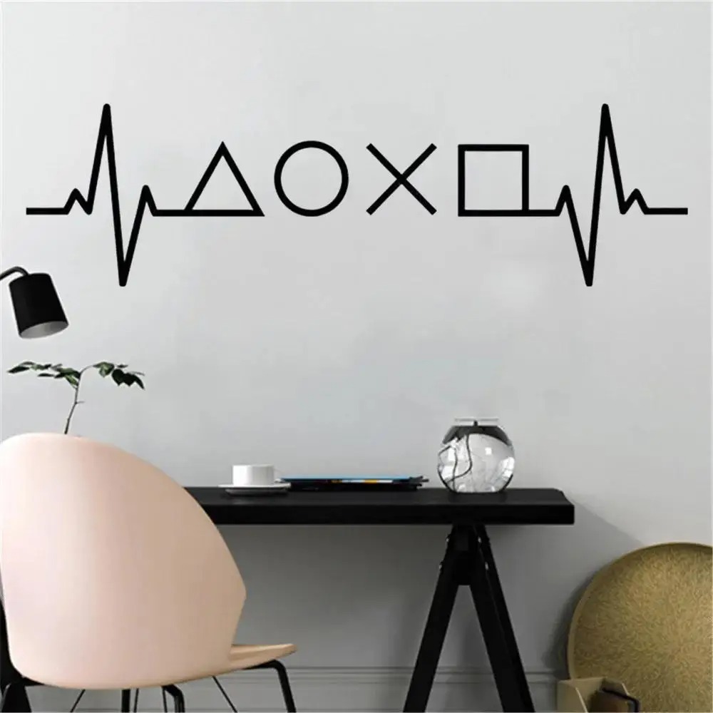 1 قطعة ملصقات جدارية مقاومة لل - مراجعة Gaming Accessories Wallpaper وسعره