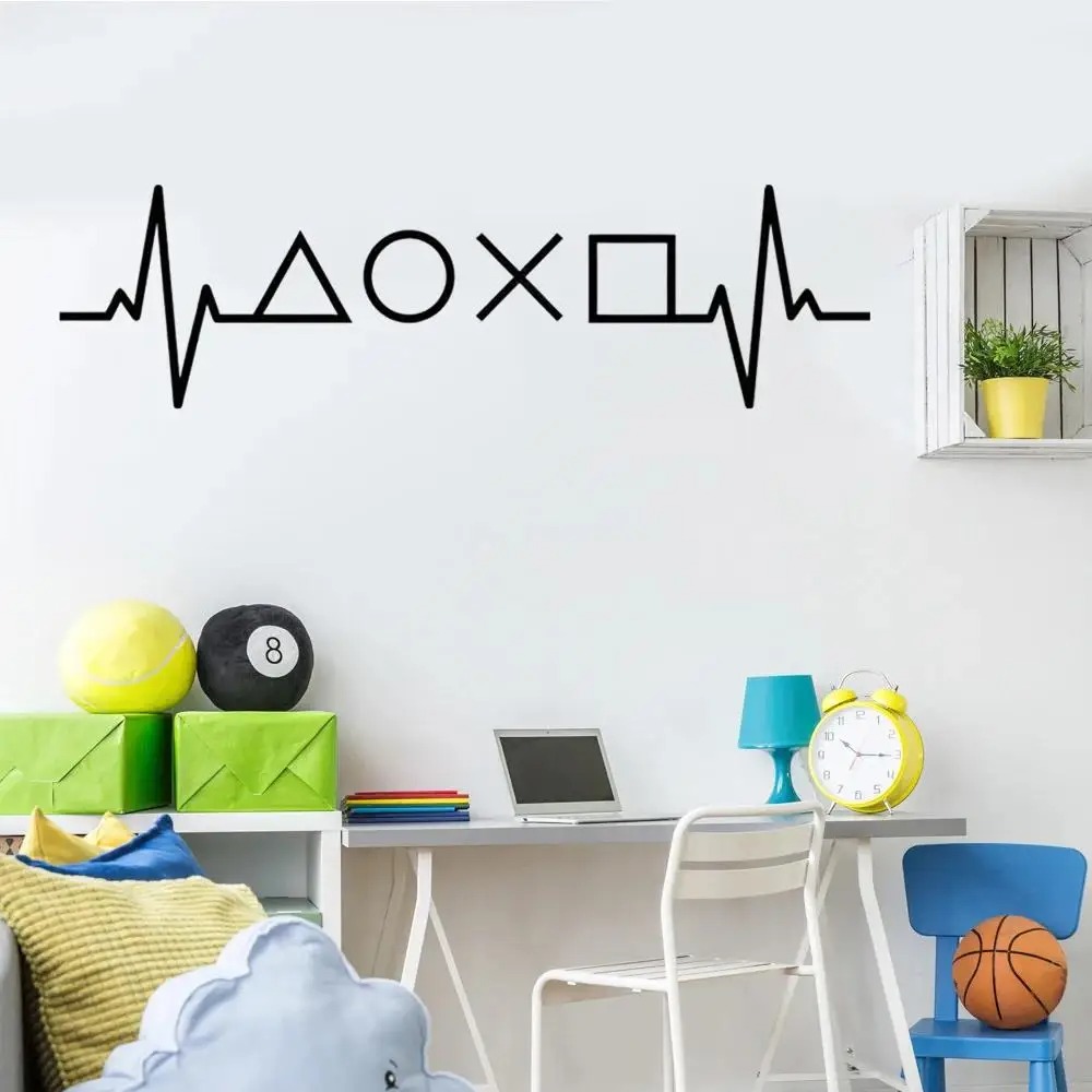 1 قطعة ملصقات جدارية مقاومة لل - مراجعة Gaming Accessories Wallpaper وسعره