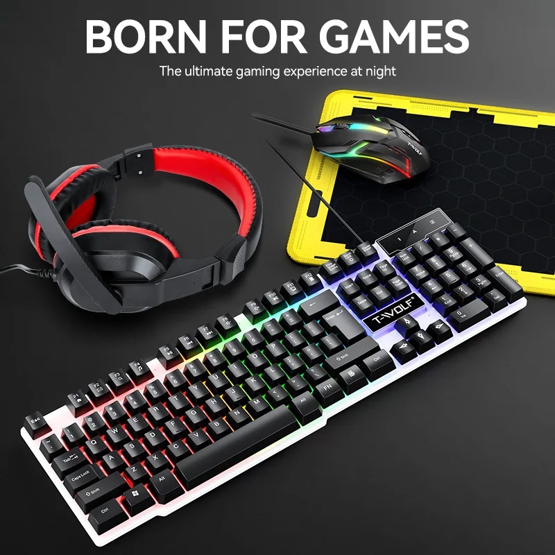 مجموعة لوحة مفاتيح وفأرة USB ج - مراجعة Gaming Accessories Sale وسعره