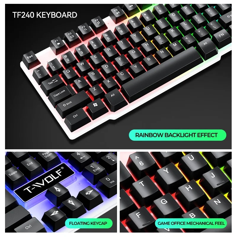 مجموعة لوحة مفاتيح وفأرة USB ج - مراجعة Gaming Accessories Sale وسعره