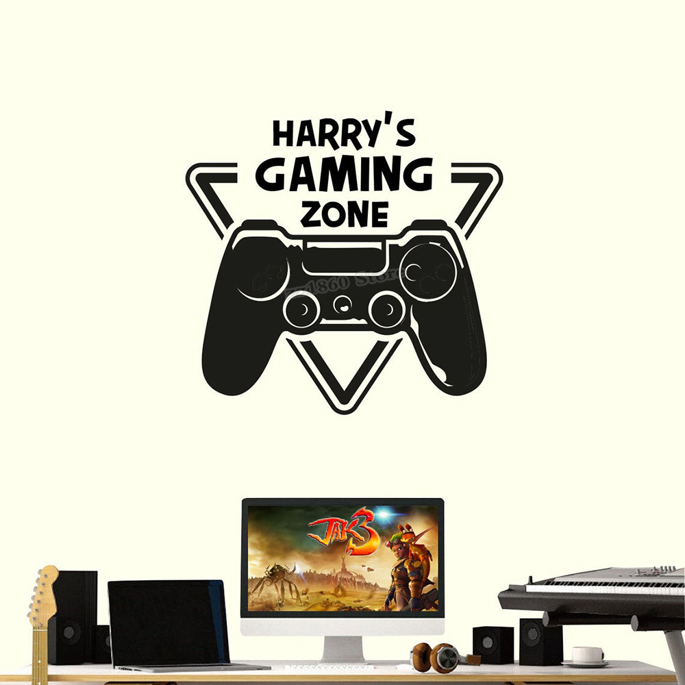 اسم مخصص منطقة الألعاب الجدار  - مراجعة Gaming Accessories Wallpaper وسعره