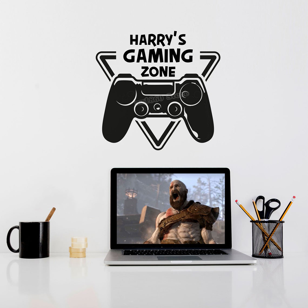 اسم مخصص منطقة الألعاب الجدار  - مراجعة Gaming Accessories Wallpaper وسعره