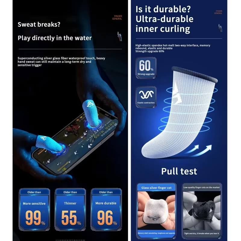 4 قطع من أغطية أصابع الألعاب ا - مراجعة Gaming Accessories Bundle وسعره