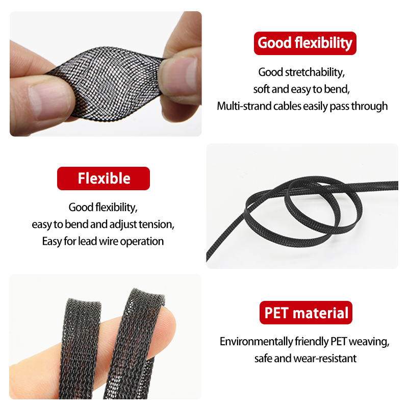 غطاء كابل مضفر من النايلون بطو - مراجعة Cable Sleeve Braided وسعره