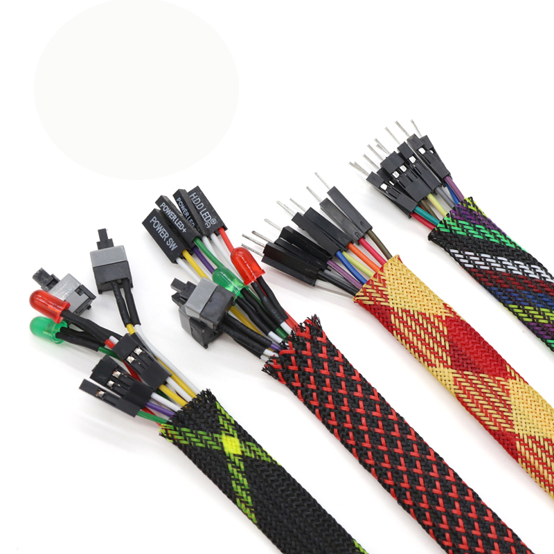 1-50 متر PET توسيع كابل مضفر ك - مراجعة Cable Sleeve Braided وسعره