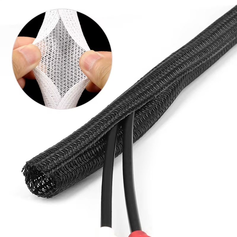 معزول مضفر كابل كم PET النايلو - مراجعة Cable Sleeve Braided وسعره